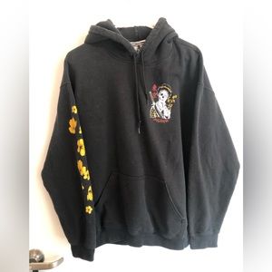 Riot Society Geisha Skull Hoodie Large